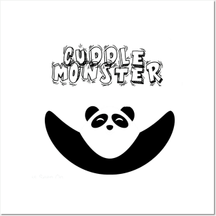 cuddle monster Posters and Art